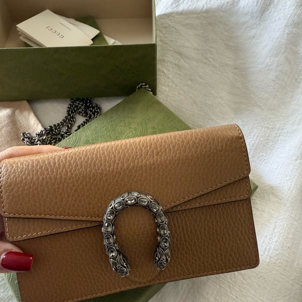 Gucci Dionysus super mini tan